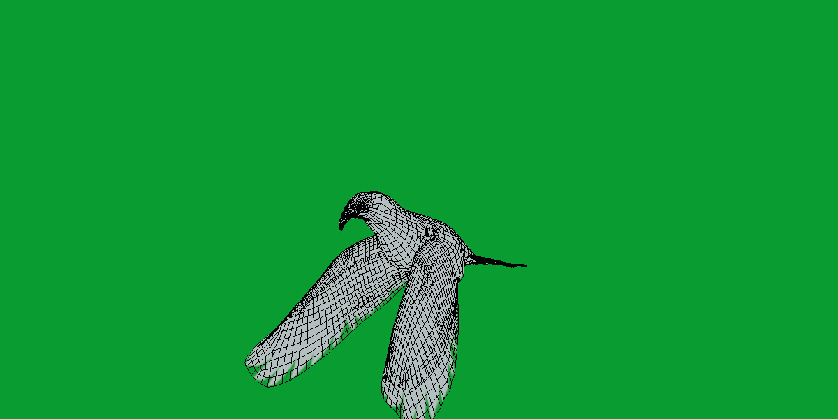 Turkey Black Vulture Low-poly 3D model_18