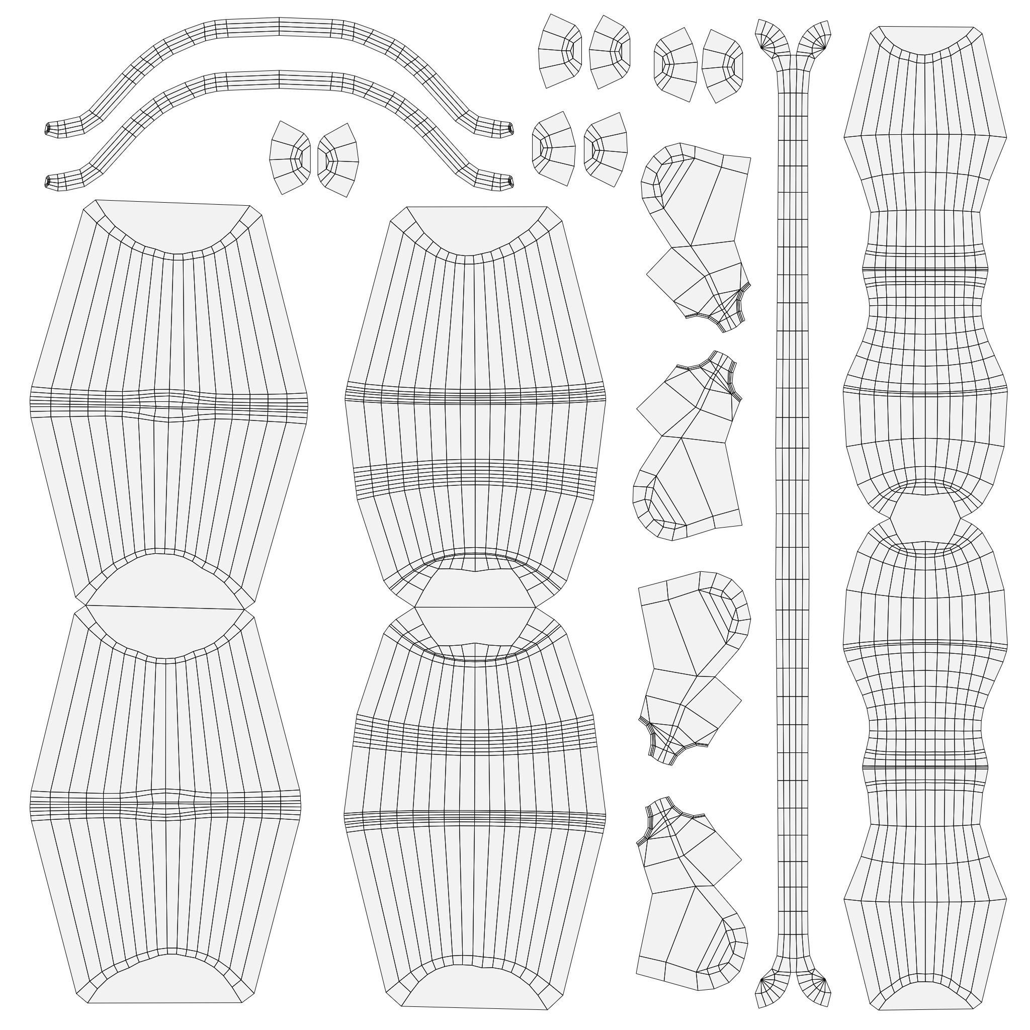 Tap Water and Bucket Low-poly 3D model_8