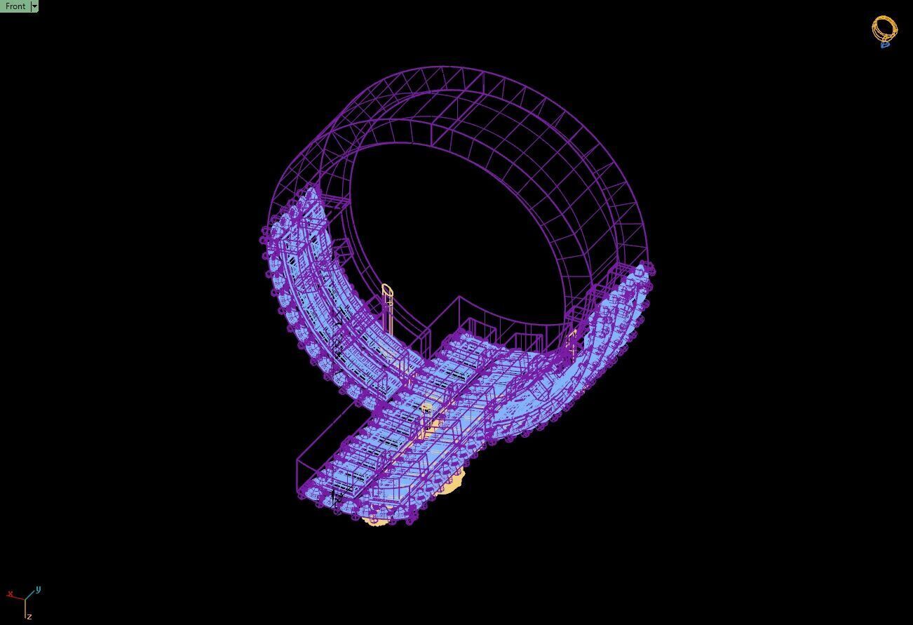 Custom Jesus Cross Ring With Baguette Diamonds - Religion Ring 3D print model_16