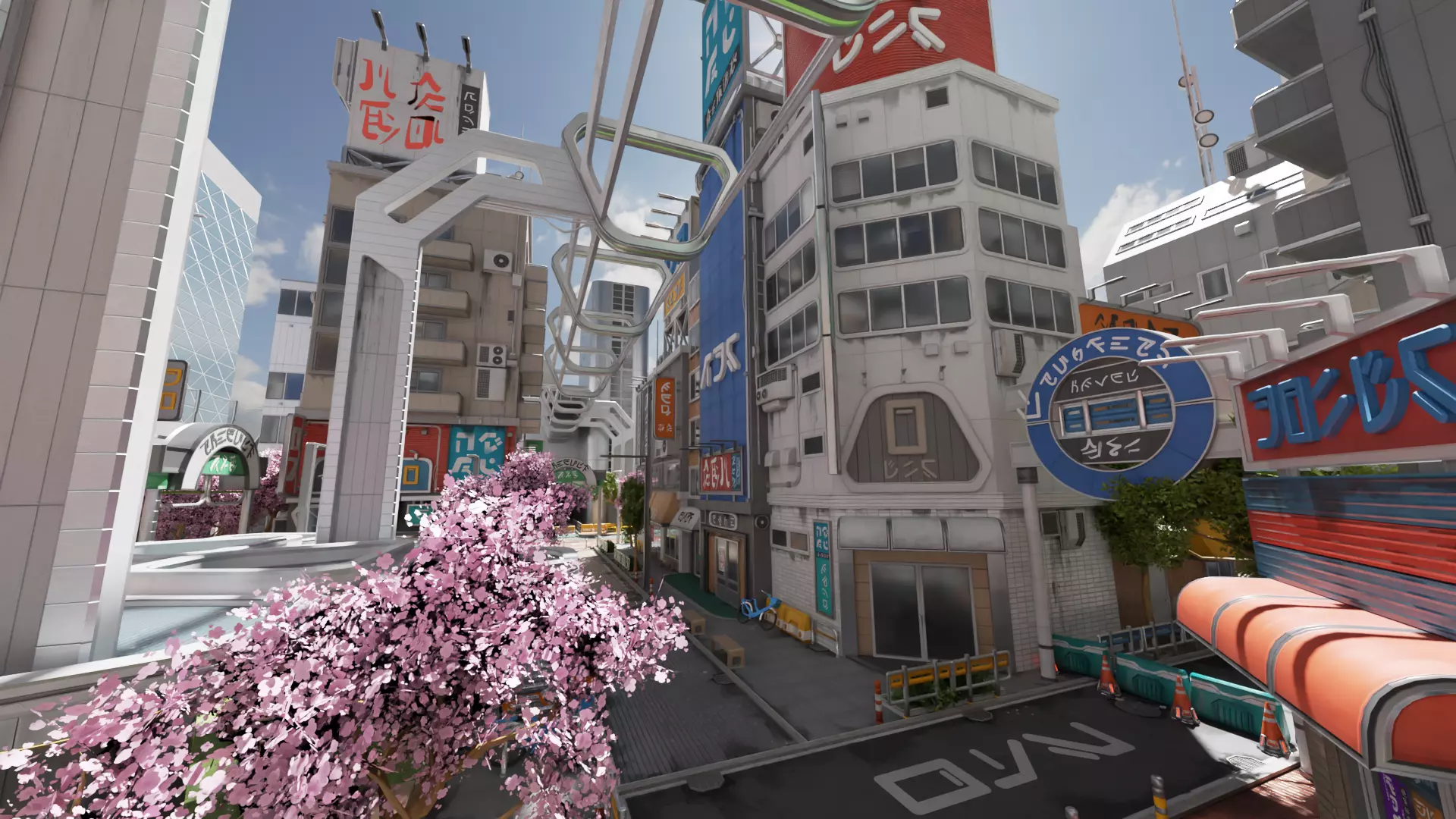 Cyberpunk Tokyo Street 3D model_0