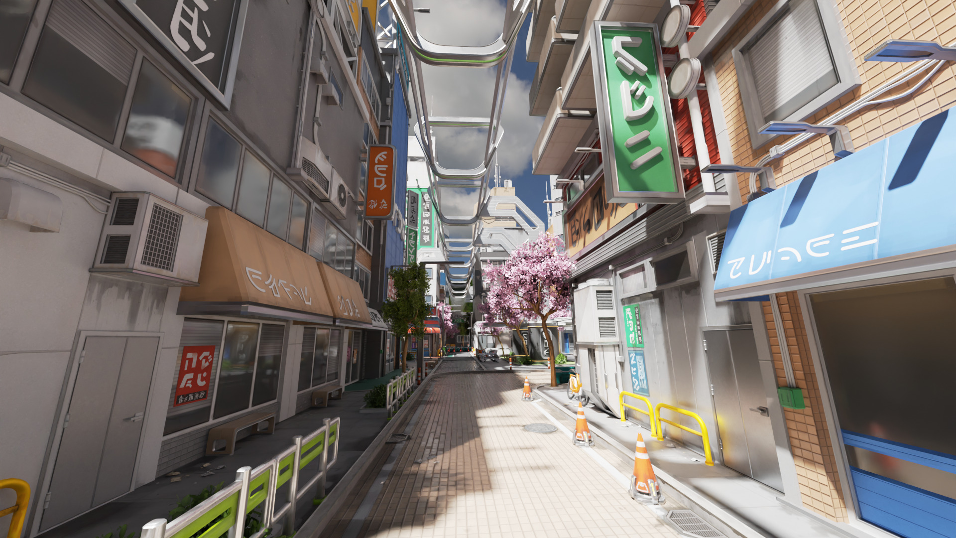 Cyberpunk Tokyo Street 3D model_3