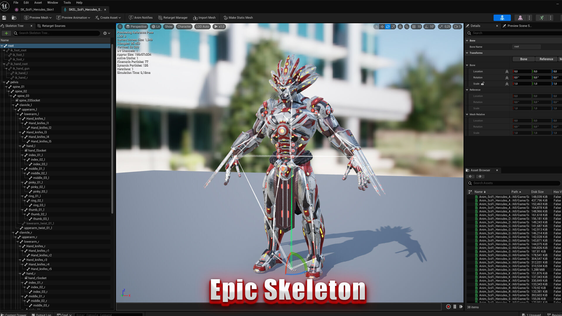 Sci-Fi Hercules Low-poly 3D model_7