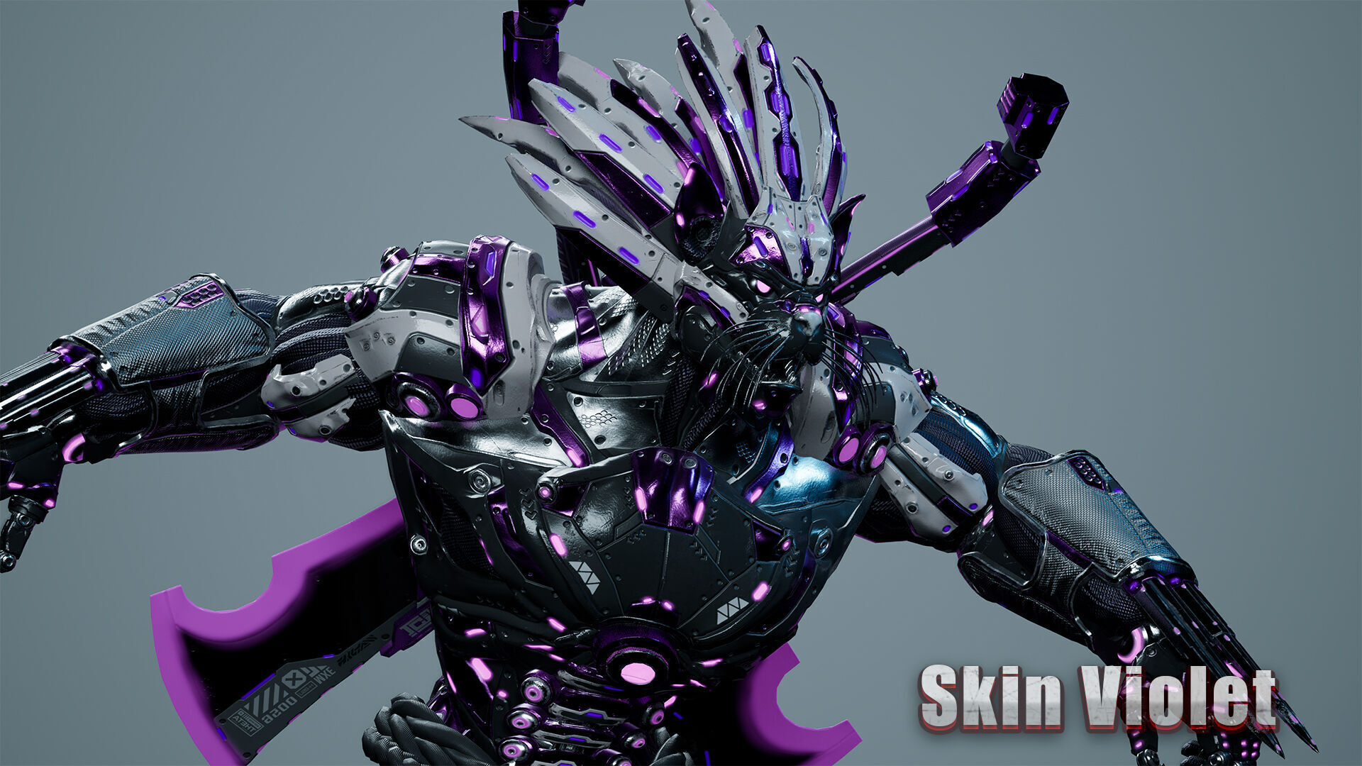 Sci-Fi Hercules Low-poly 3D model_6