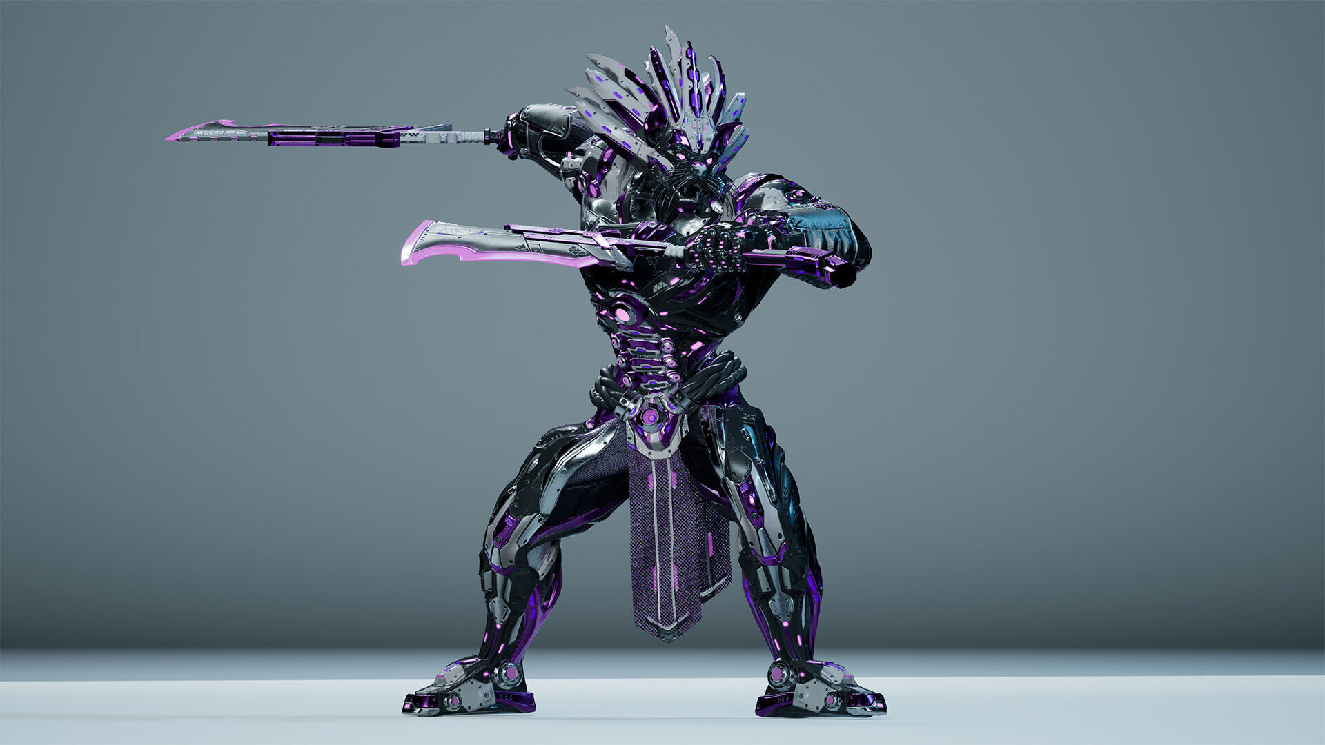 Sci-Fi Hercules Low-poly 3D model_11