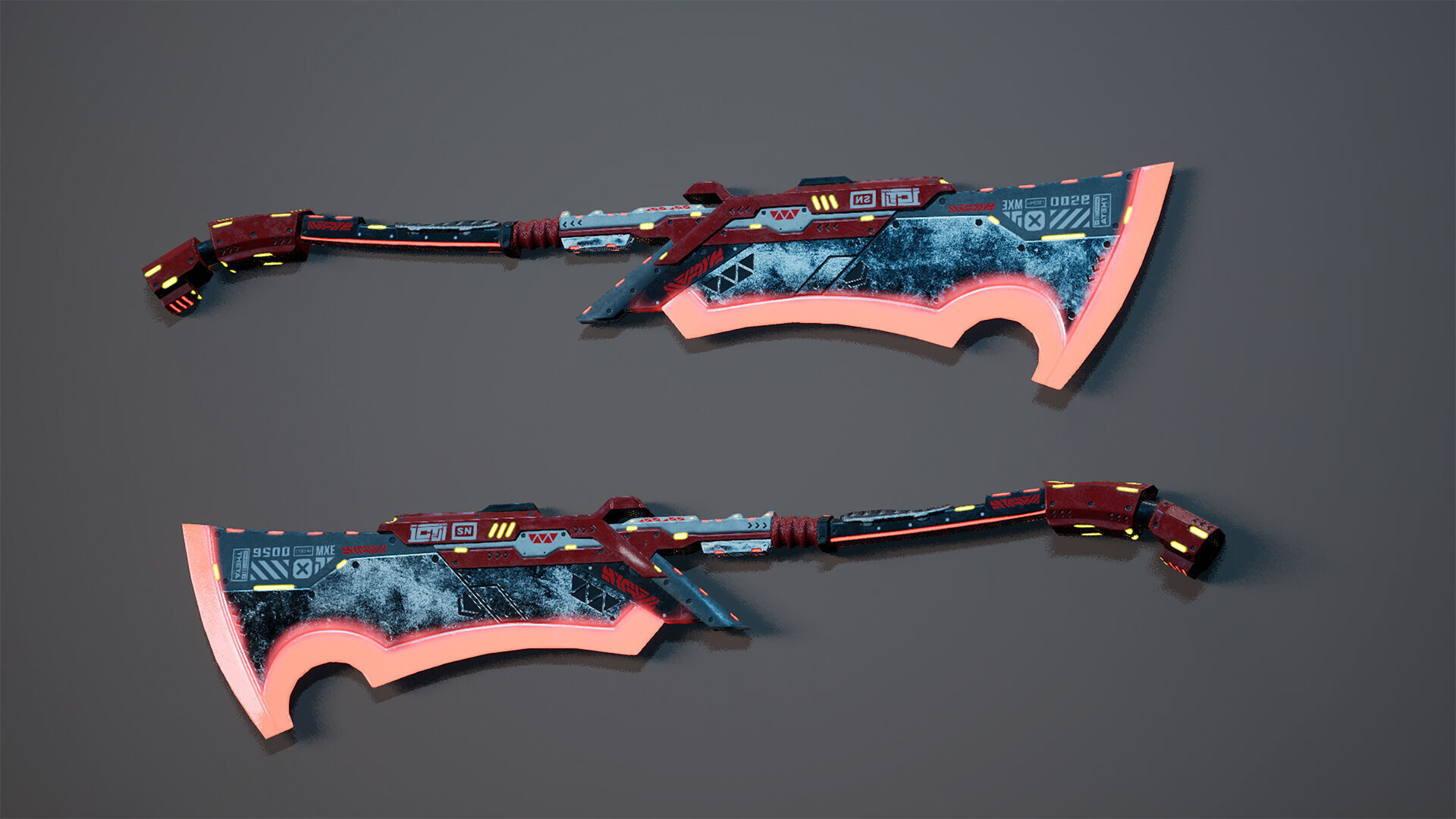 Sci-Fi Hercules Low-poly 3D model_8