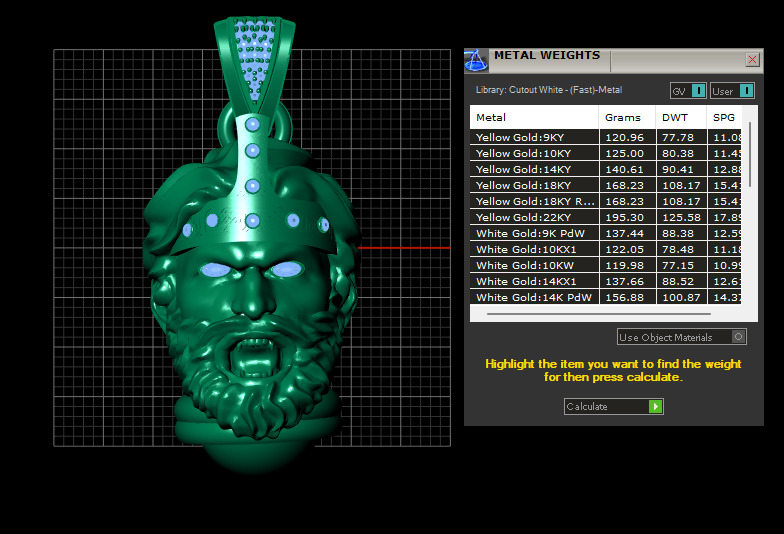 GENGER FACE PENDANT 3D PRINTABLE MODEL 3D print model_2