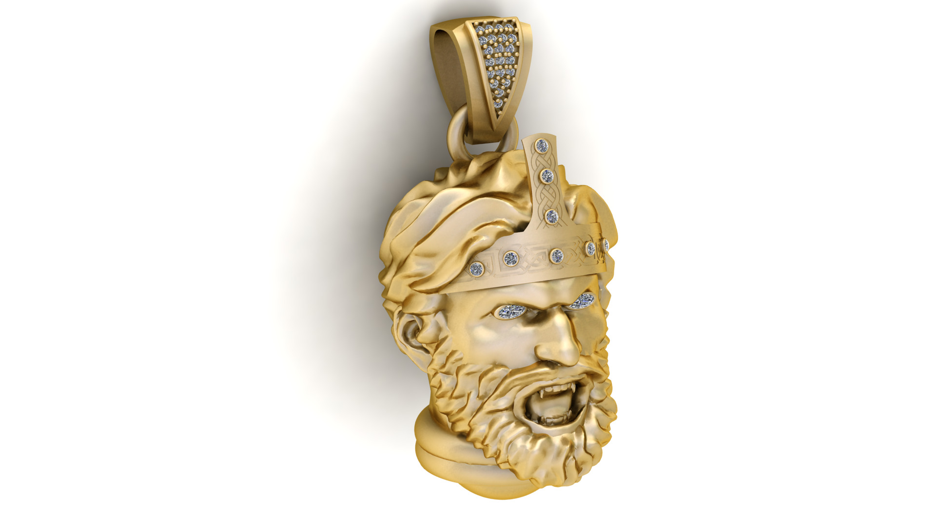 GENGER FACE PENDANT 3D PRINTABLE MODEL 3D print model_1