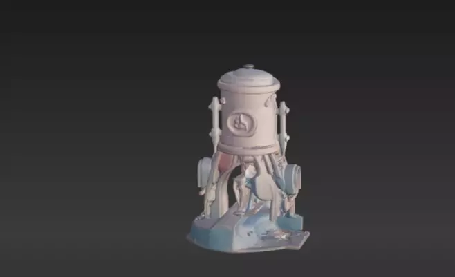 Fire machine by Tripo Free 3D model
