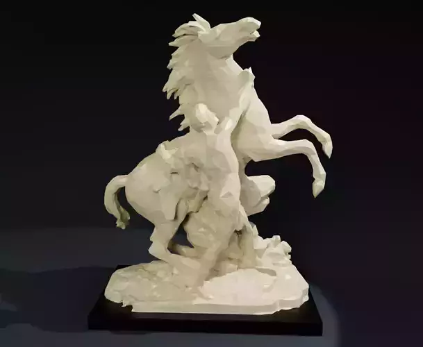 Low Poly Marly Horse