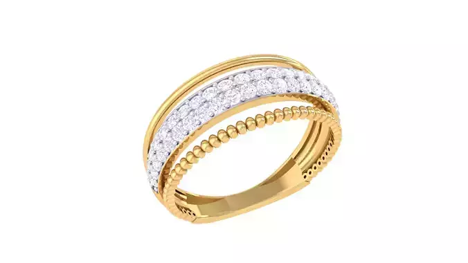 Women Ring MTL 3dm STL OBJ FBX Details