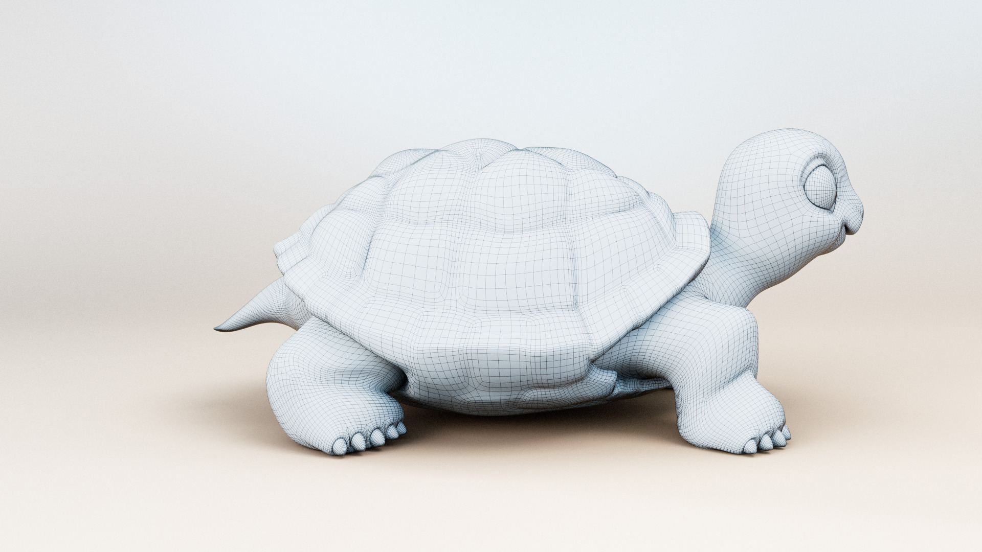 Cartoon Turtle 3d Model 3D model_7