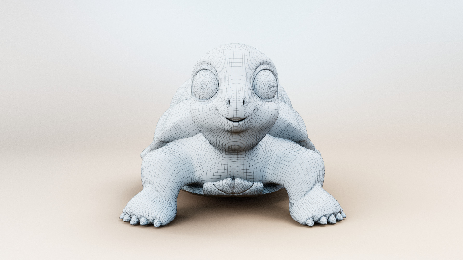 Cartoon Turtle 3d Model 3D model_5