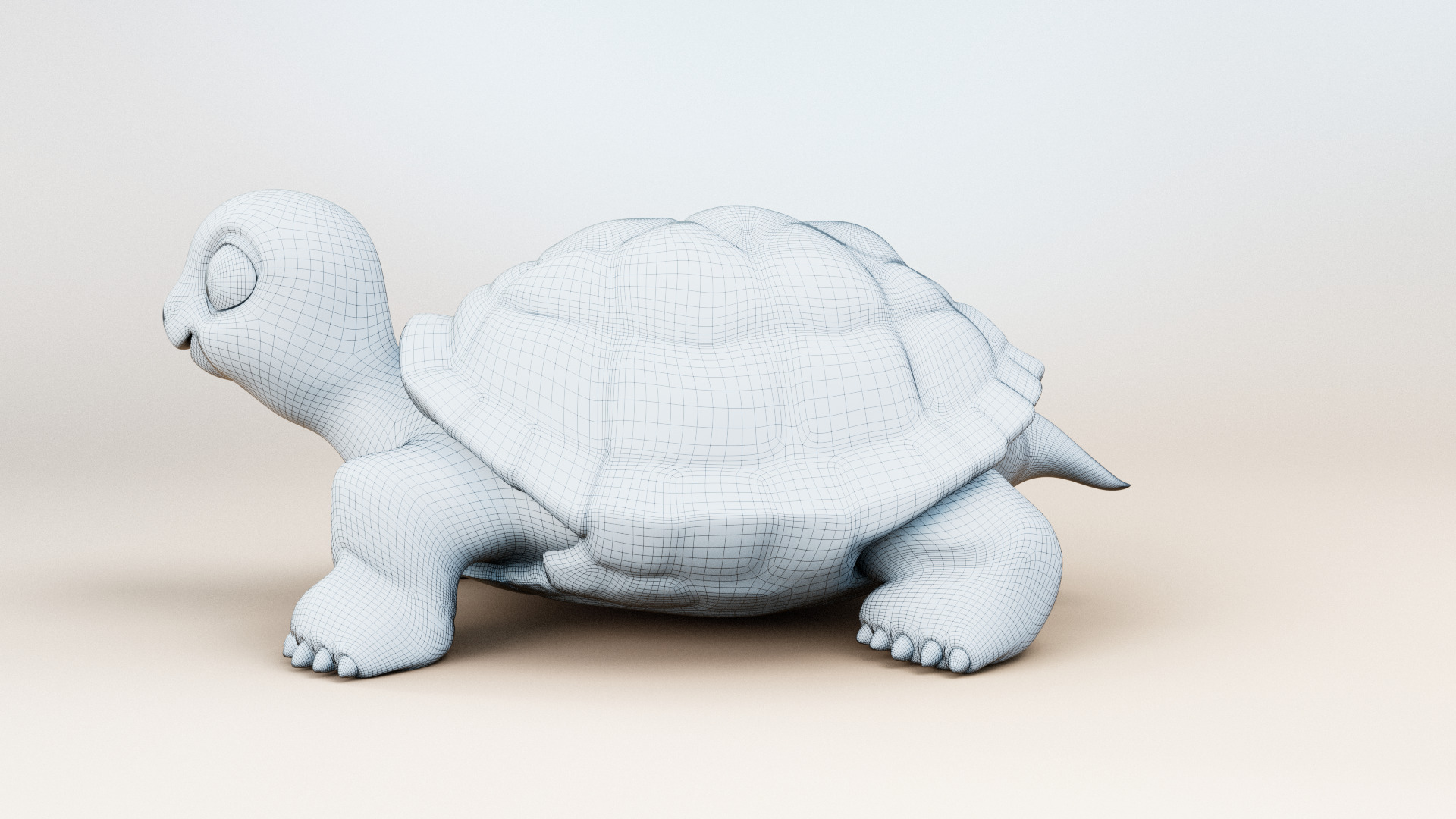 Cartoon Turtle 3d Model 3D model_9