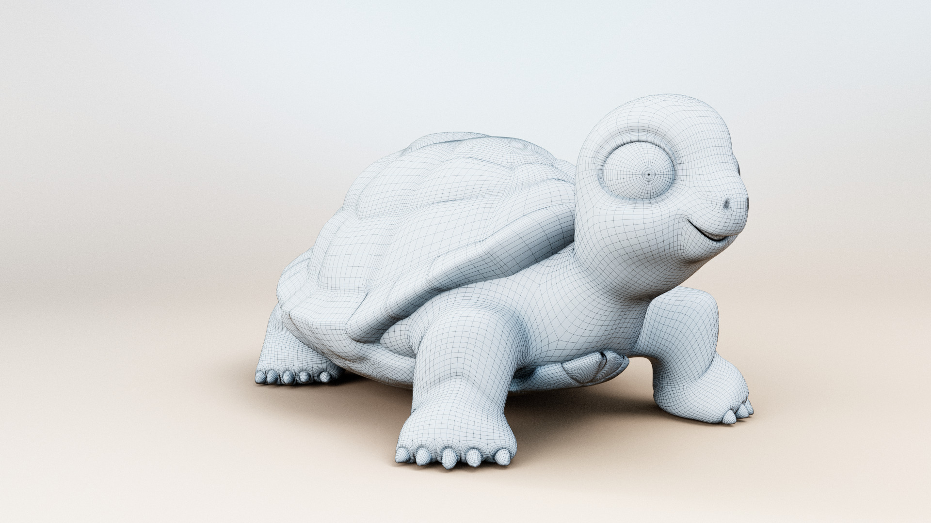 Cartoon Turtle 3d Model 3D model_6