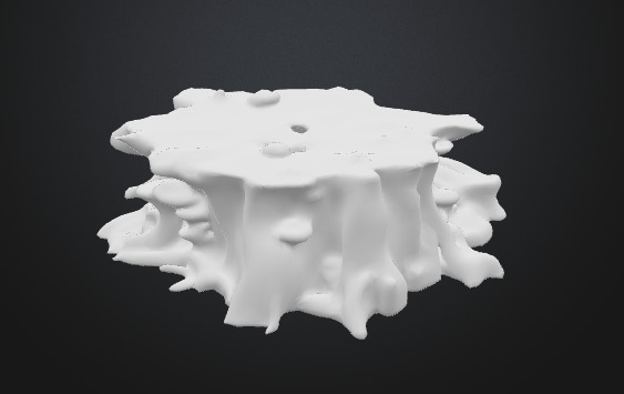 Tree Stump Fungi 3D model_5