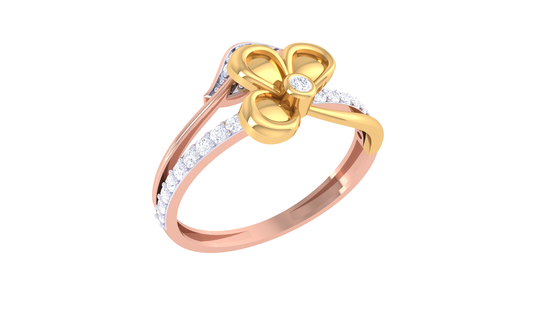 Women Ring MTL 3dm STL OBJ FBX Details 3D print model_1