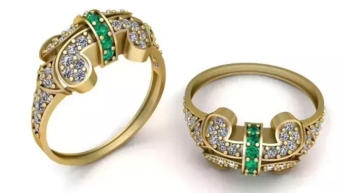 INDIAN RING 3D PRINTABLE MODEL 