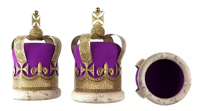 Crown  Low-poly 3D model