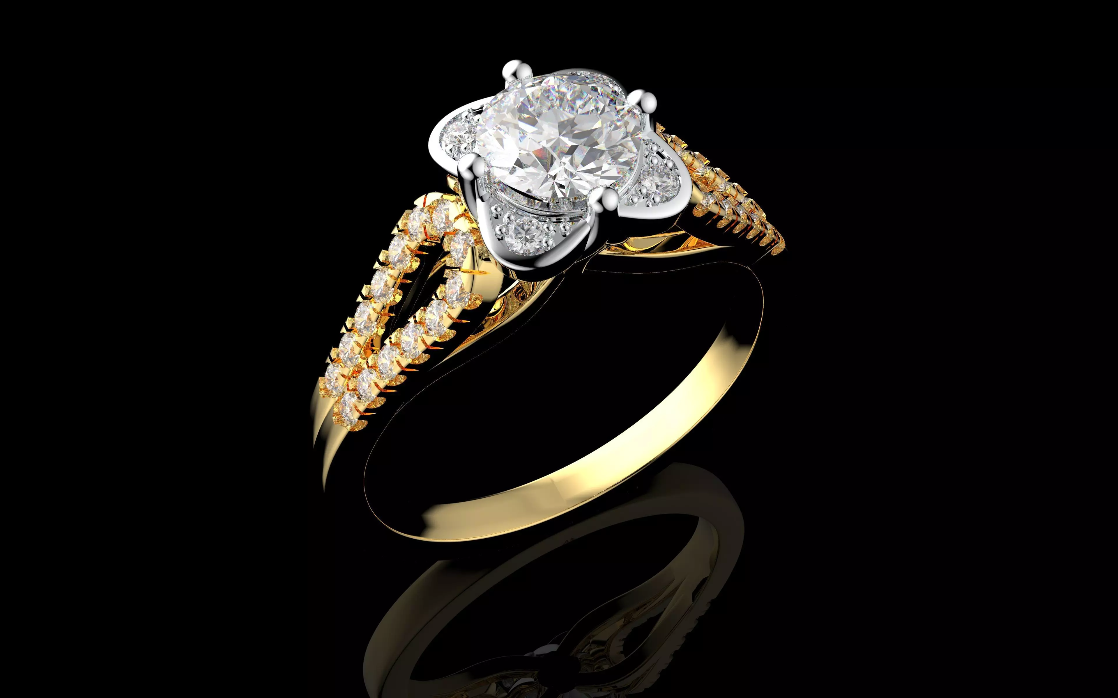 Gold N1279 3D print model_0