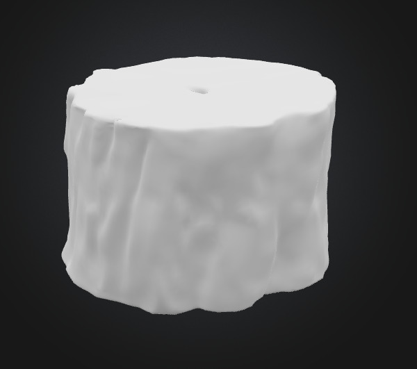 Tree stump 3D model_4