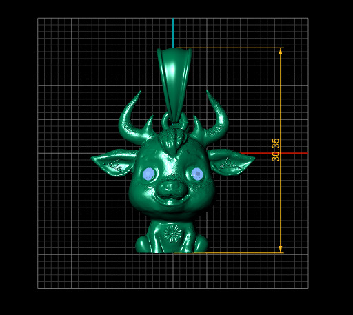 PURE CHINESE PENDANT 3D PRINTABLE MODEL  3D print model_4