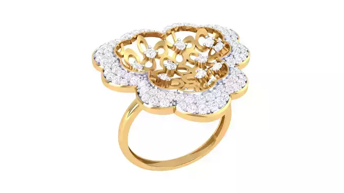Women Ring MTL 3dm STL OBJ FBX Details
