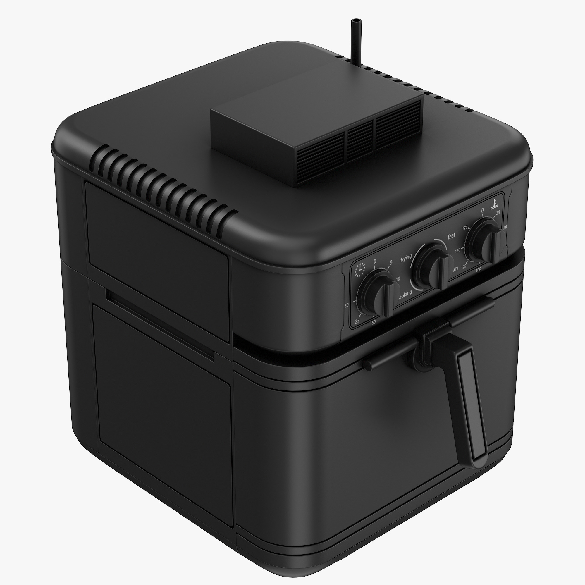 Deep fryer 3D model_4