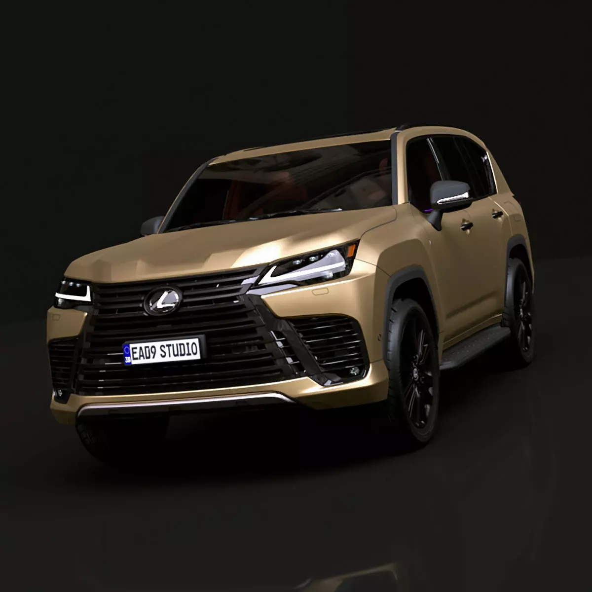 2025 Lexus LX700h 3D model_0