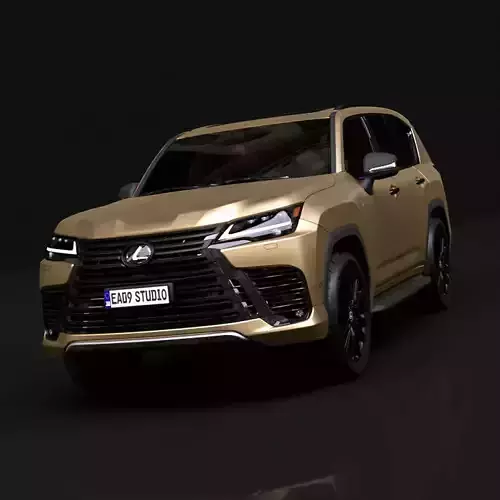 2025 Lexus LX700h 3D model