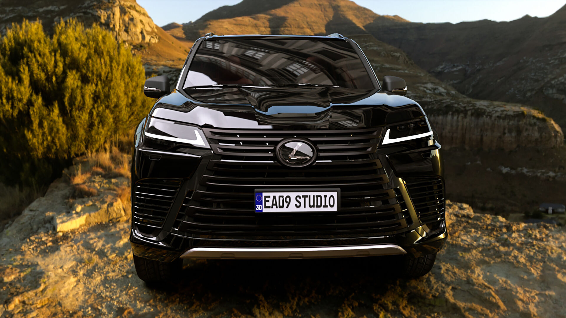 2025 Lexus LX700h 3D model_5