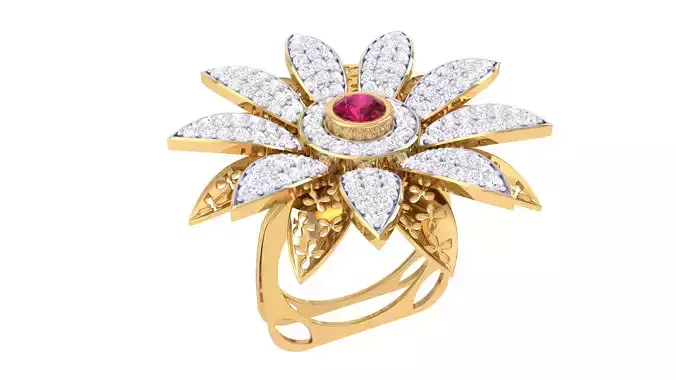 Women Ring MTL 3dm STL OBJ FBX Details