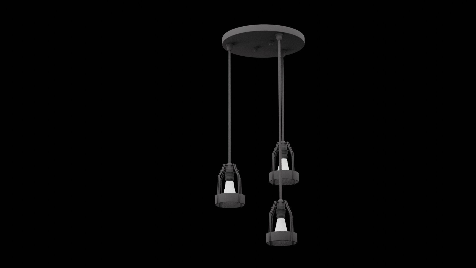 Ceiling Lamp Furniture 3D model_1