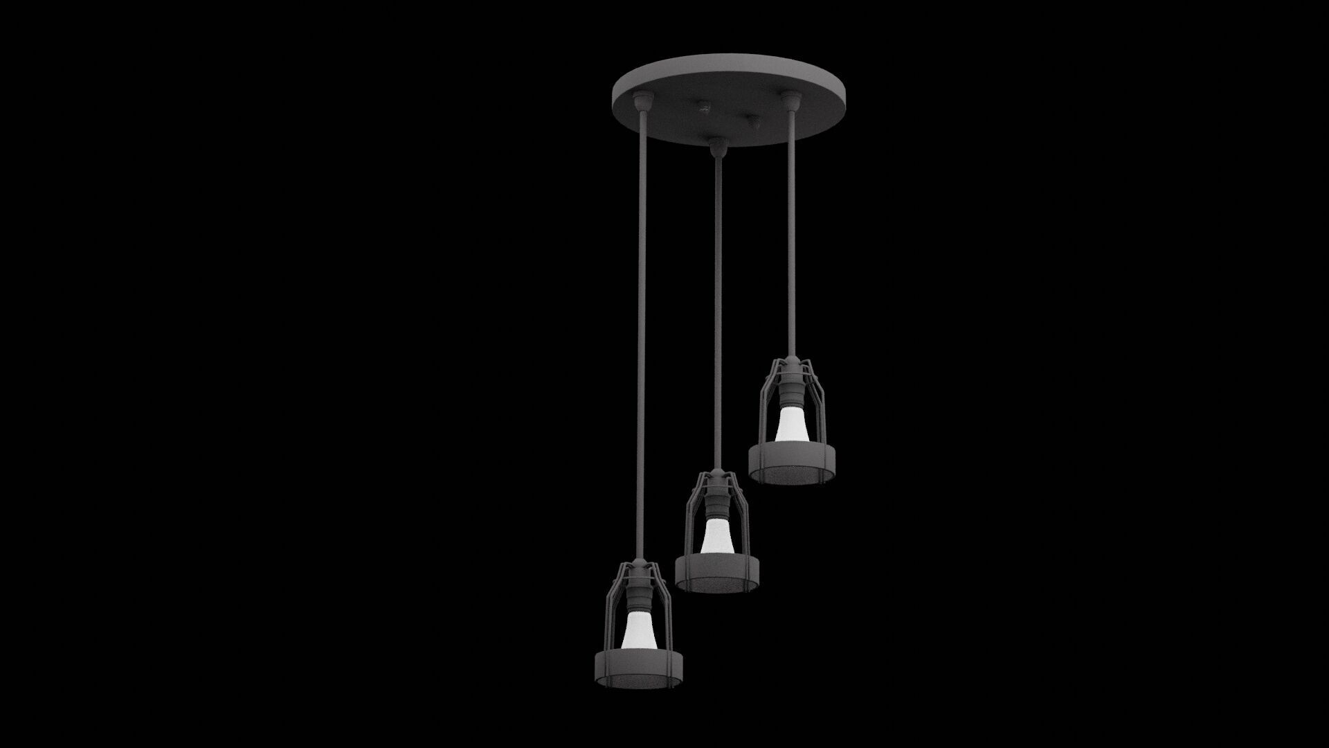 Ceiling Lamp Furniture 3D model_2