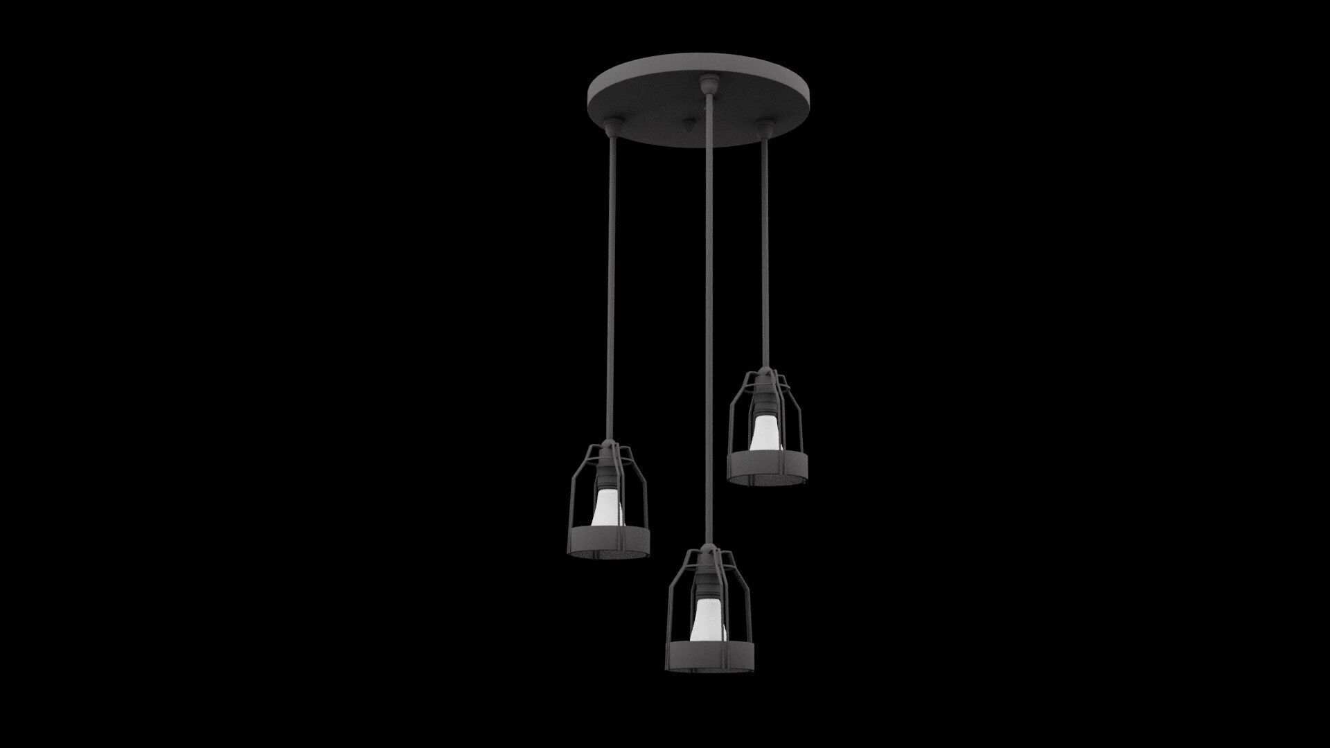 Ceiling Lamp Furniture 3D model_5