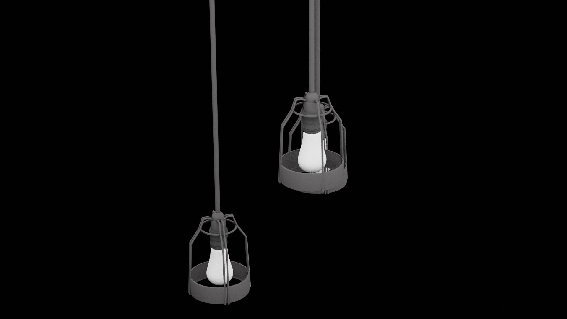 Ceiling Lamp Furniture 3D model_4