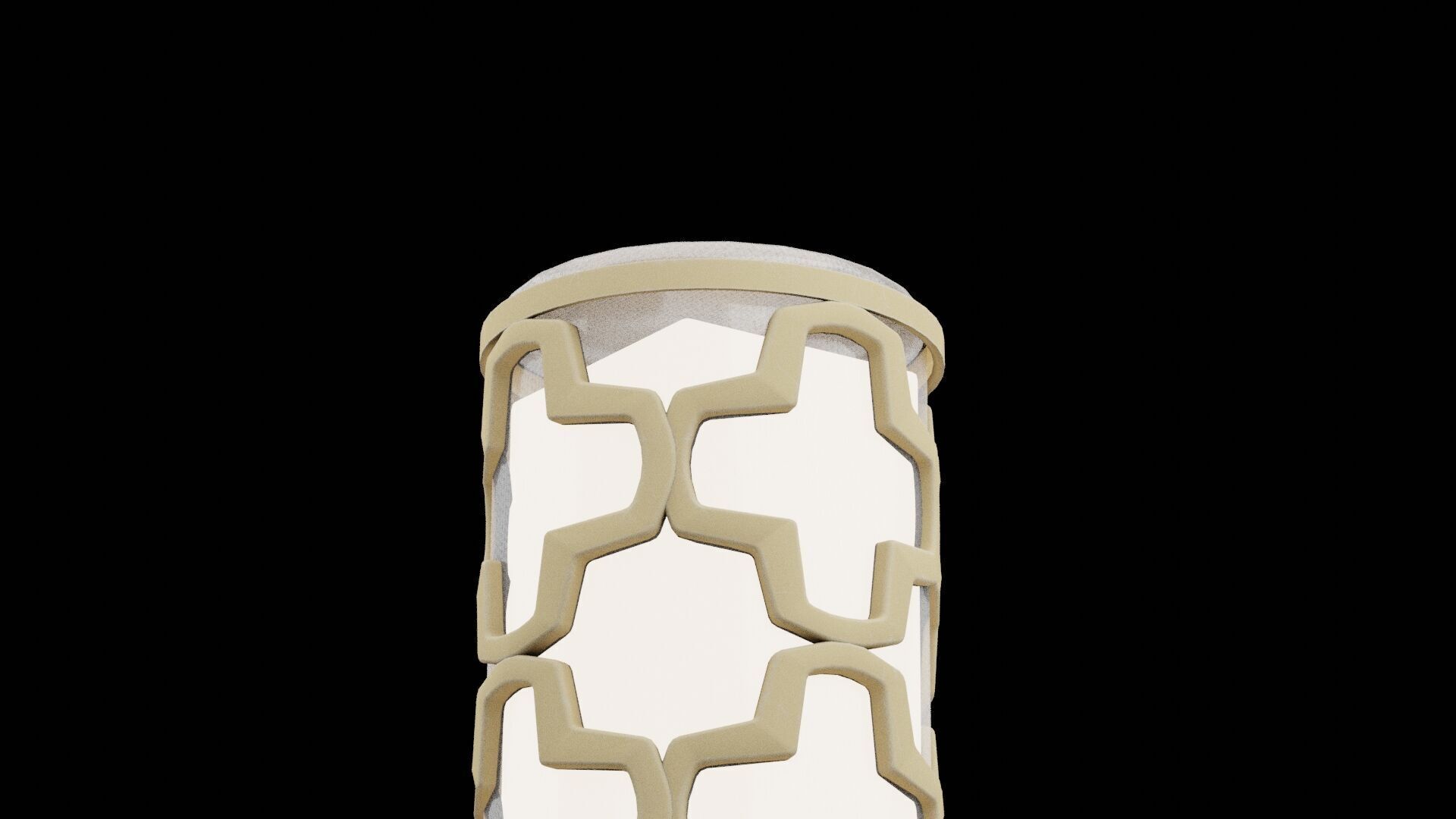 Bed Side Lamp 3D model_2