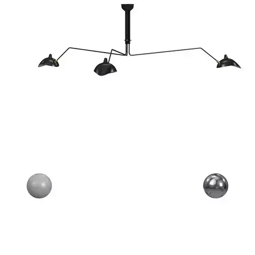 Three Arm Multi-Light Pendant