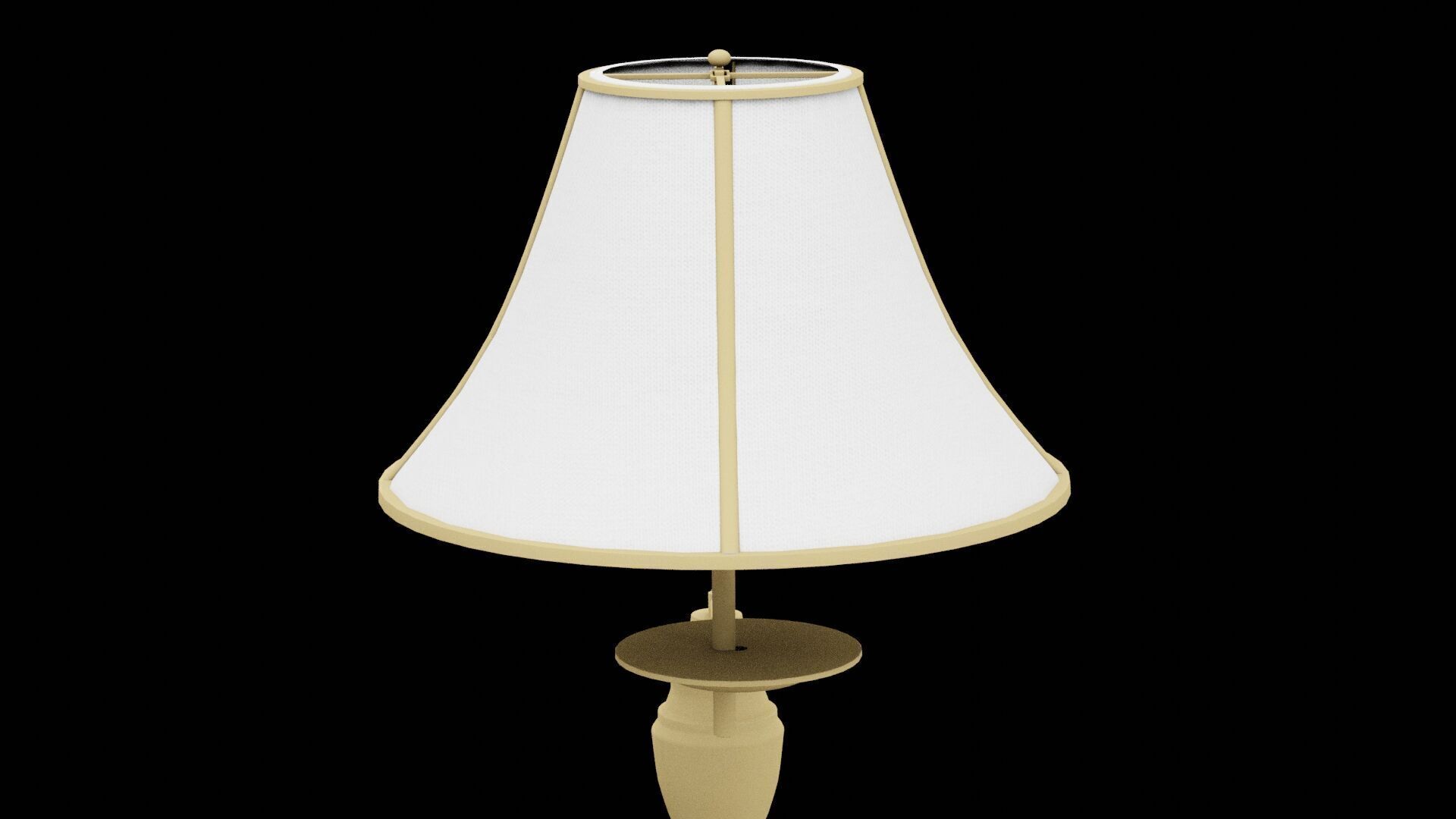 Living Room Lamp Low-poly 3D model_4