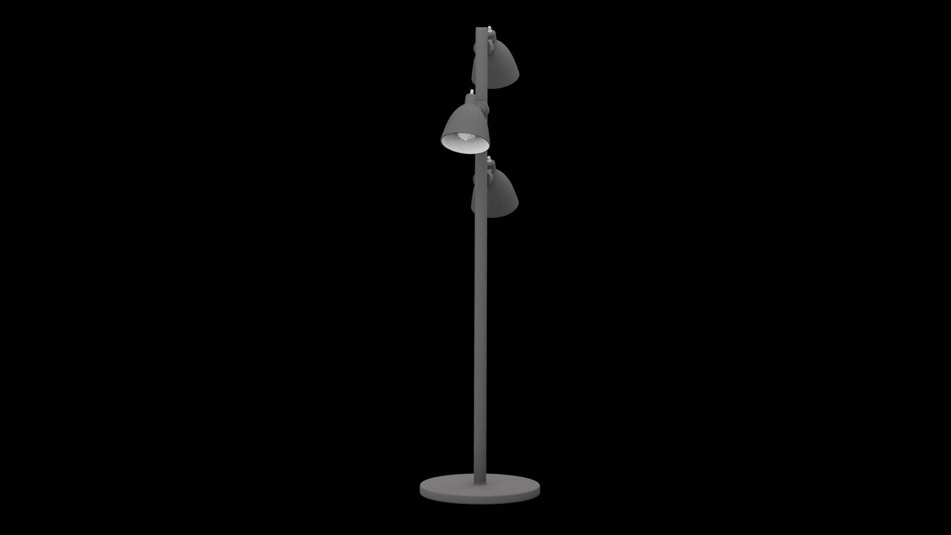 Living Room Lamp 3D model_3