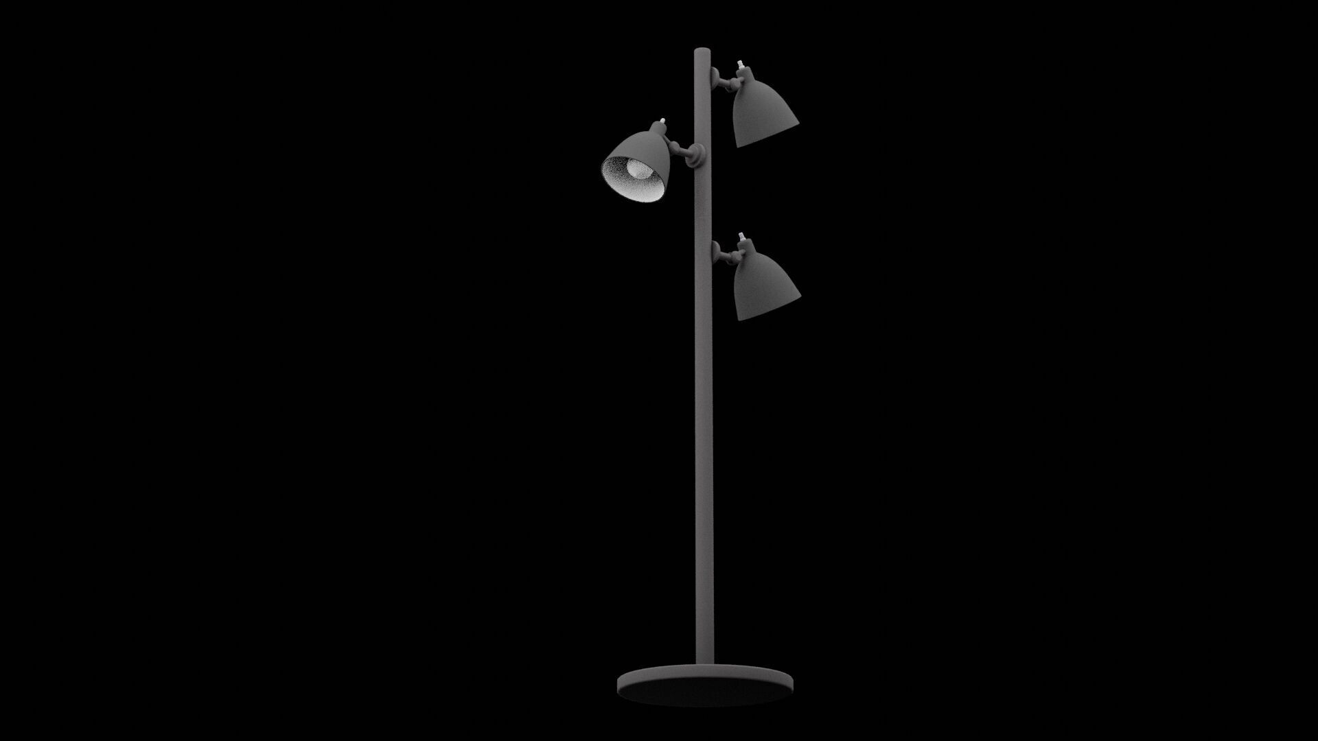 Living Room Lamp 3D model_1