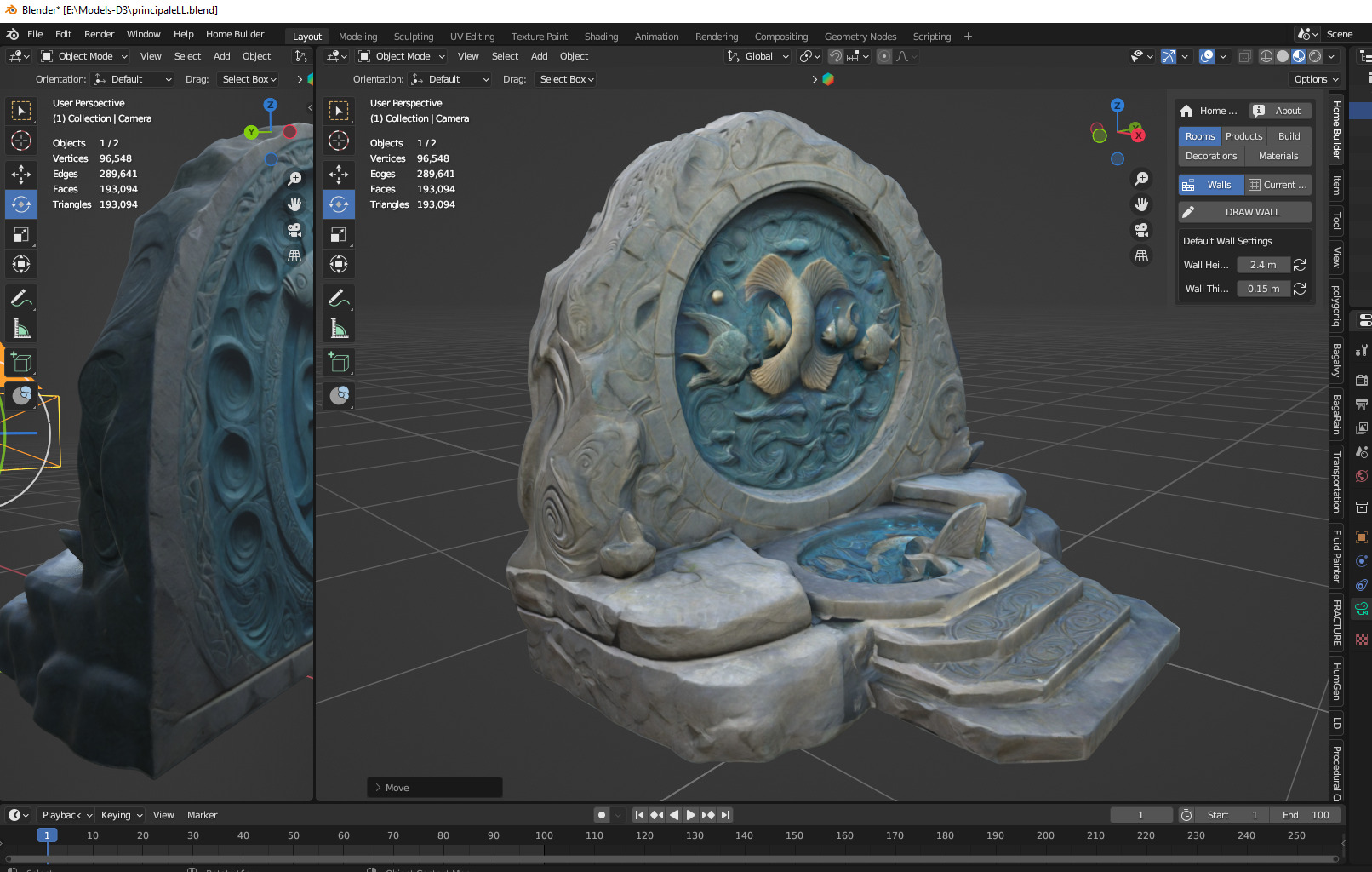 Stone Altar 014 Low-poly 3D model_2