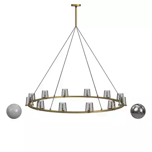 Pauillac Round Chandelier 3D model