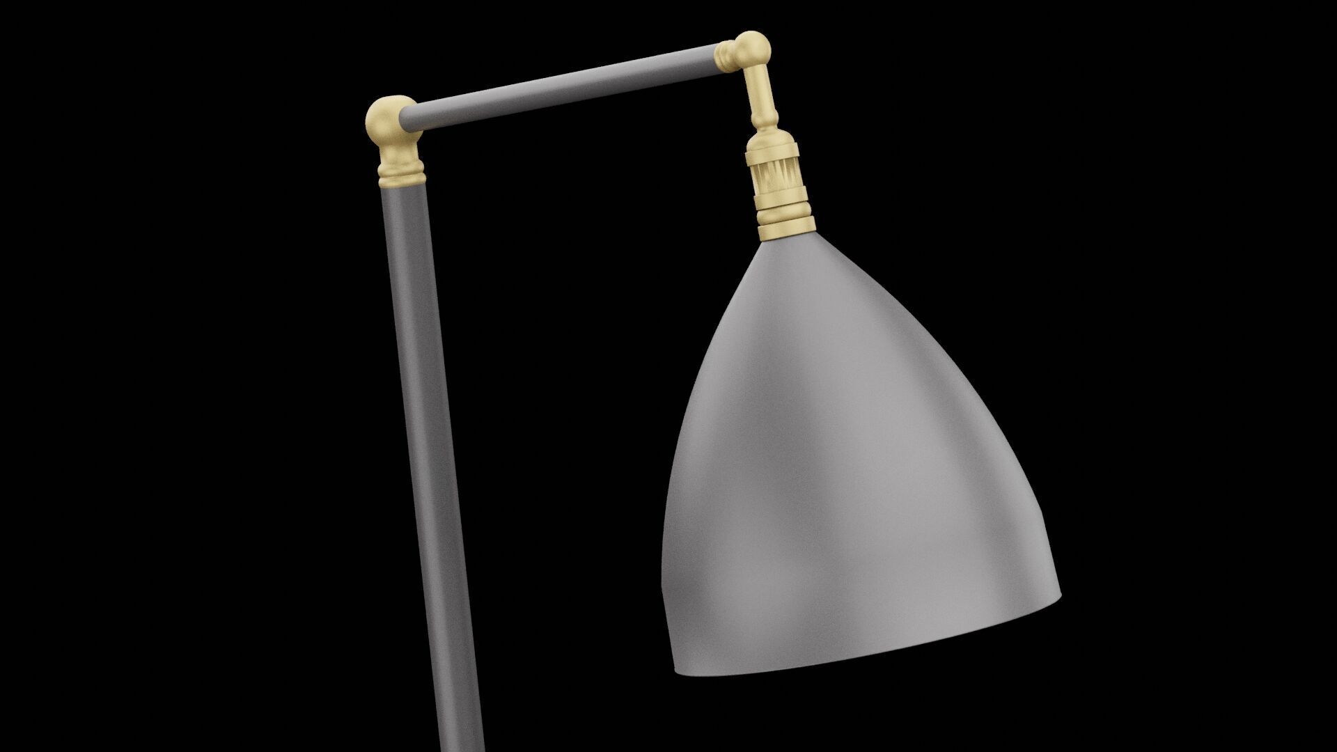 Desk Lamp Furniture 3D model_3