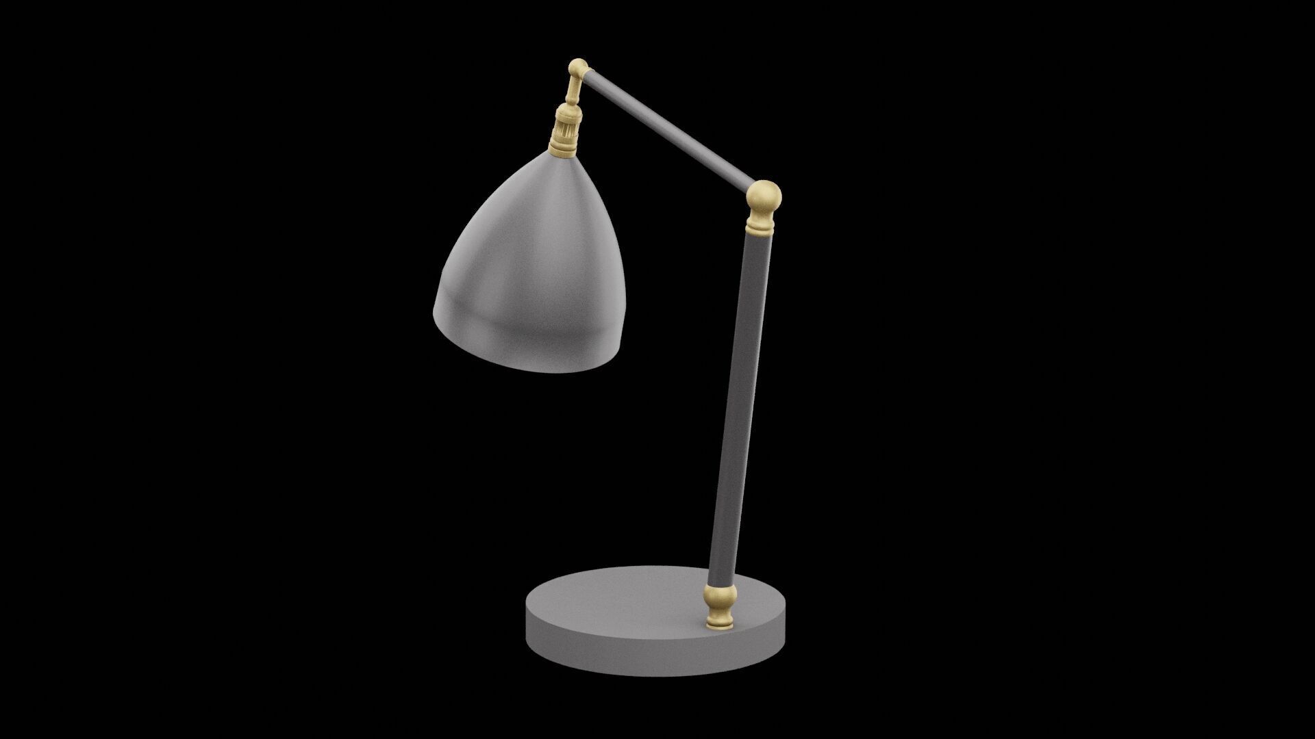 Desk Lamp Furniture 3D model_2