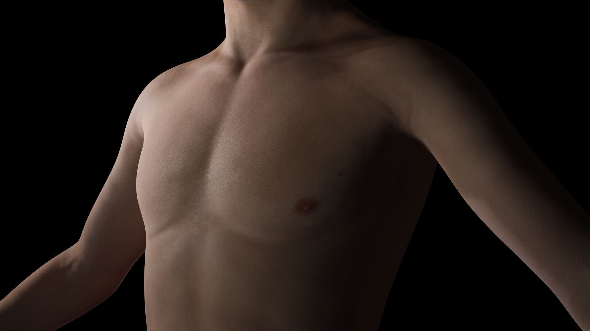 Doctor Nurse in Scrubs High-Quality 3D Character Low-poly 3D model_11