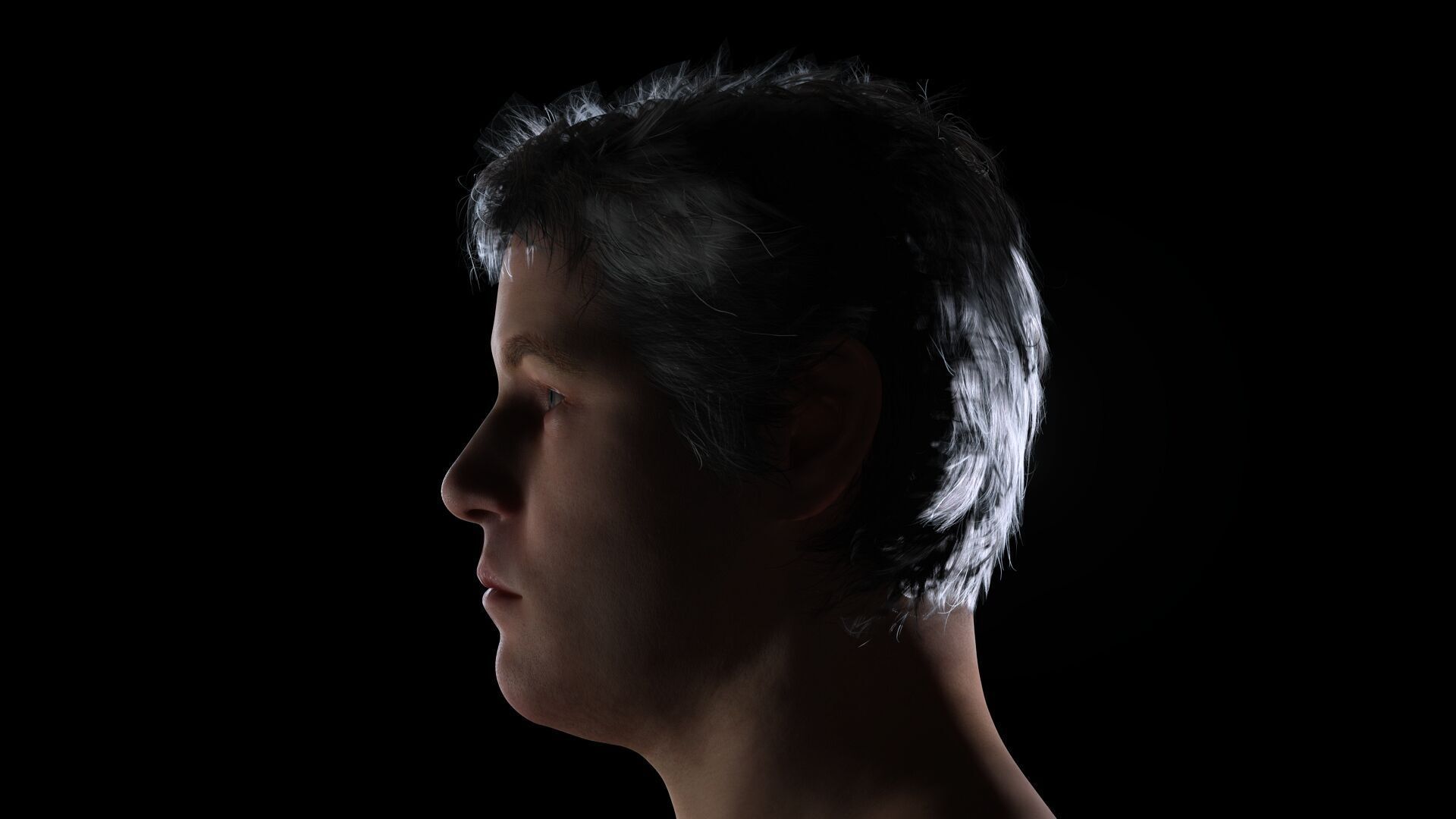 Doctor Nurse in Scrubs High-Quality 3D Character Low-poly 3D model_9