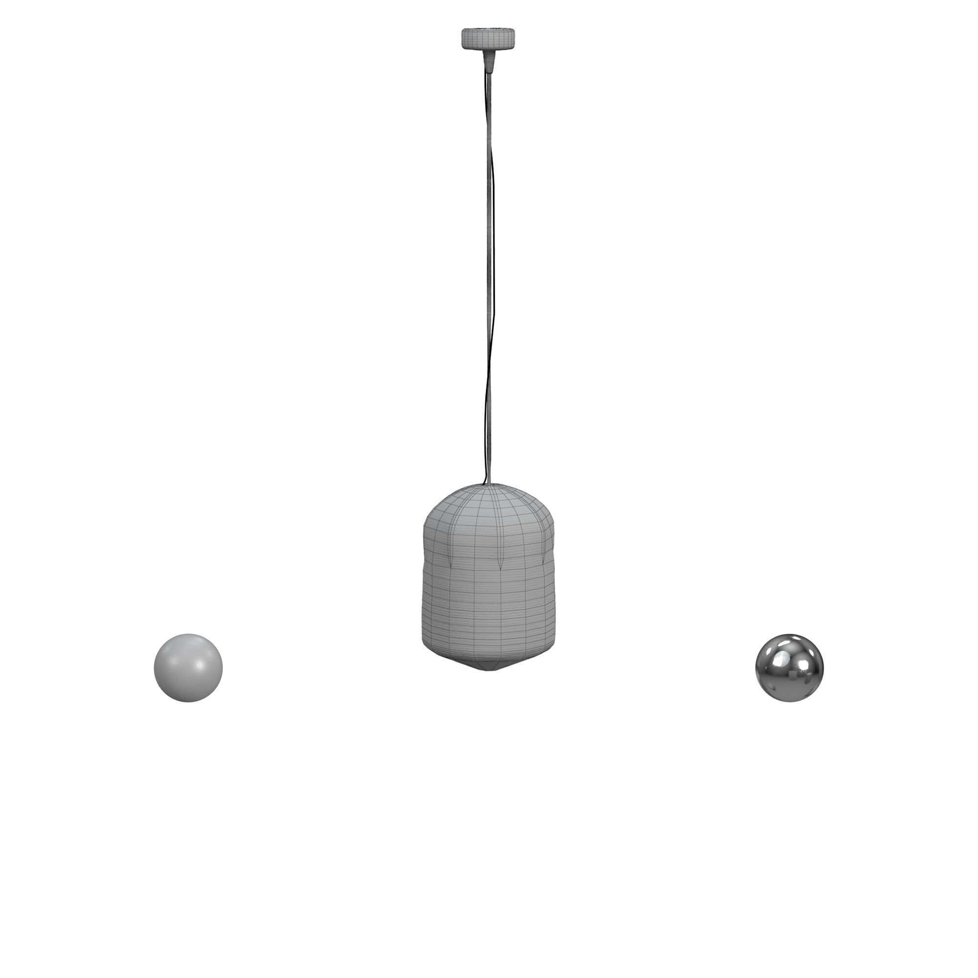 Rope Wrapped Pendant 3D model_3