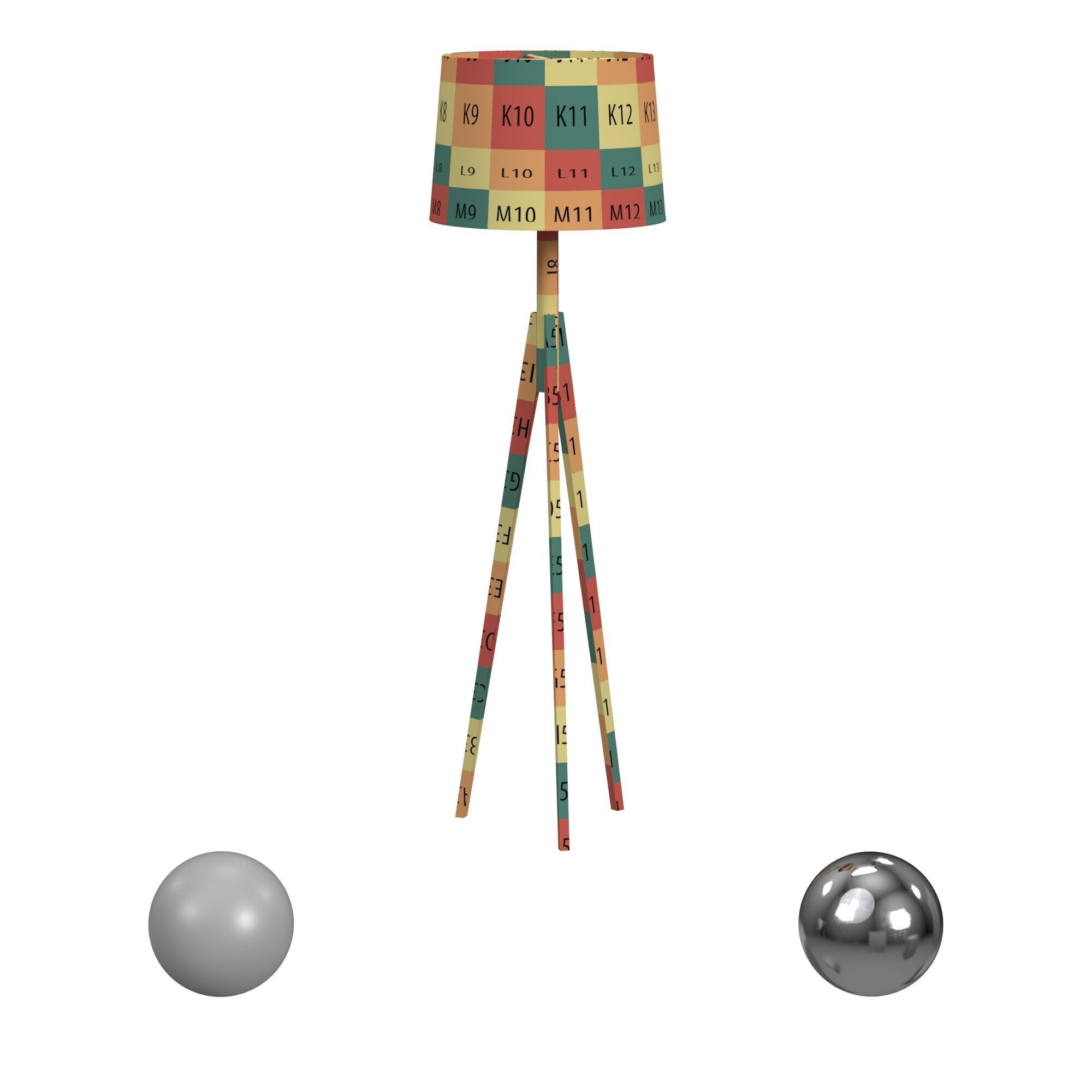 Eden Floor Lamp 3D model_3