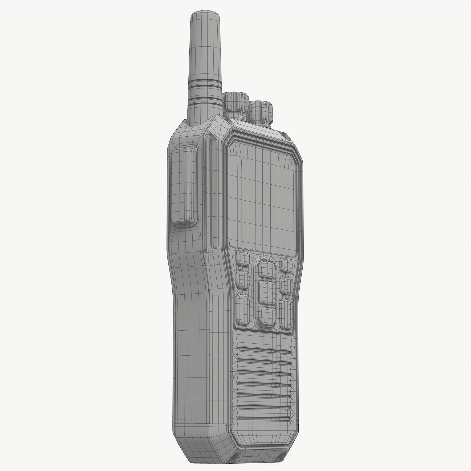 Walkie talkie 3D model_12