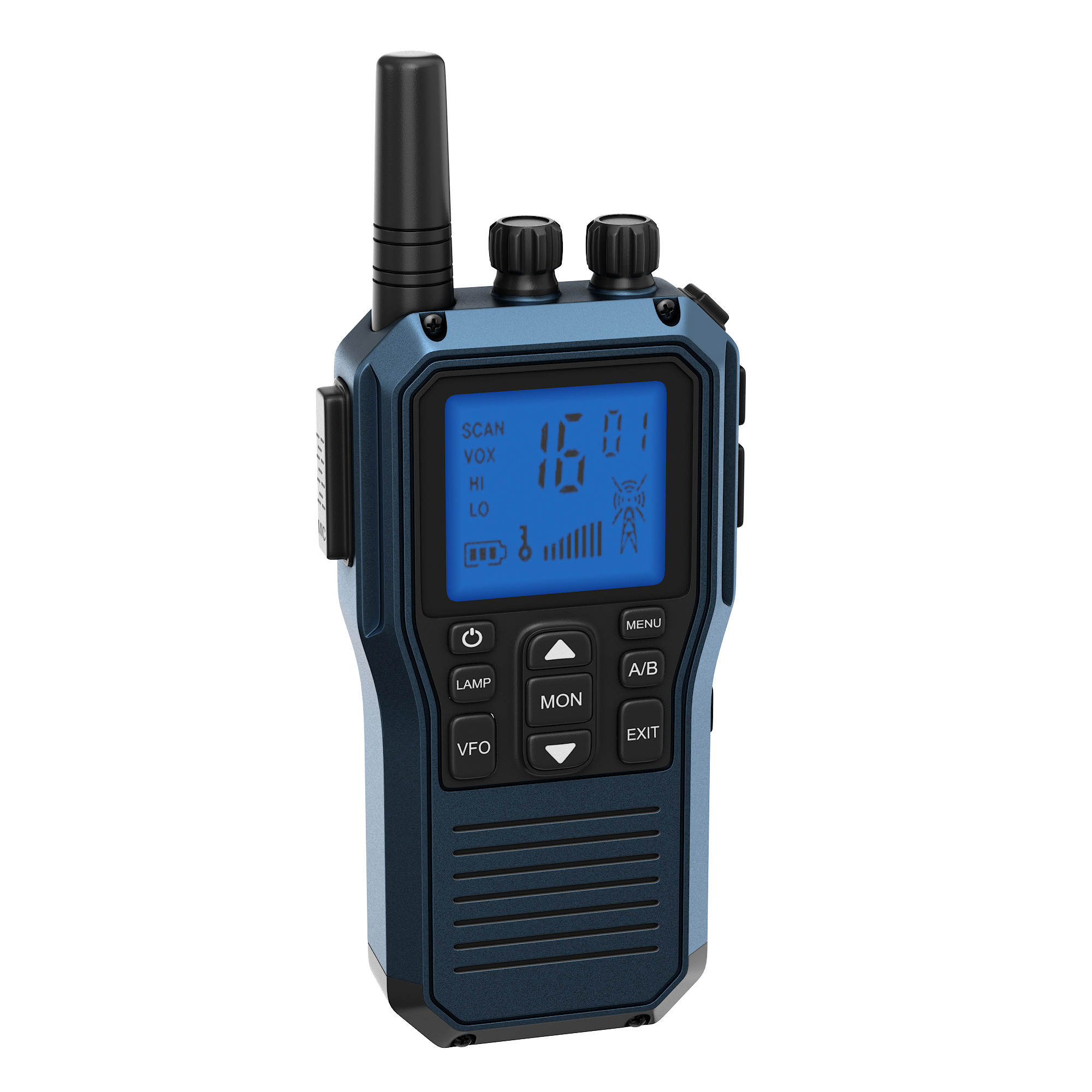 Walkie talkie 3D model_37